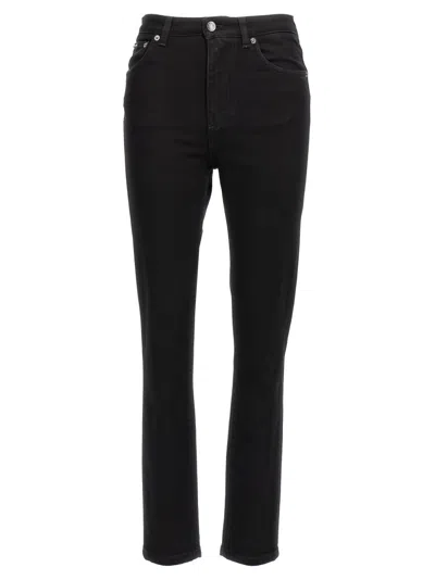 DOLCE & GABBANA BLACK 5-POCKET JEANS