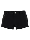 Dolce & Gabbana Low-rise Denim Shorts In Black
