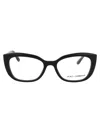 Dolce & Gabbana Black Acetate Optical Glasses