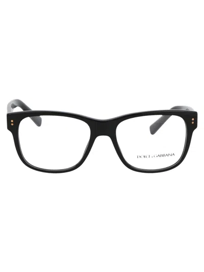 Dolce & Gabbana Black Acetate Optical Glasses