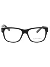 Dolce & Gabbana Black Acetate Optical Glasses In Black