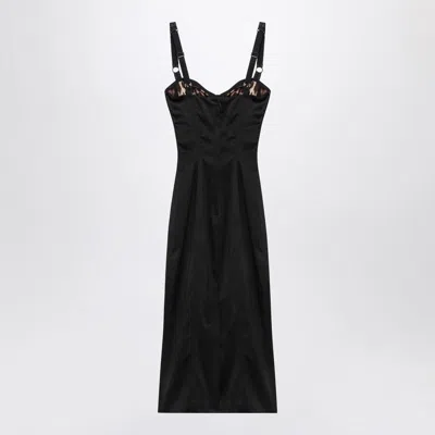 Dolce & Gabbana Black Acetate Silk Dresses