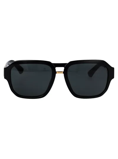 Dolce & Gabbana Black Acetate Sunglasses
