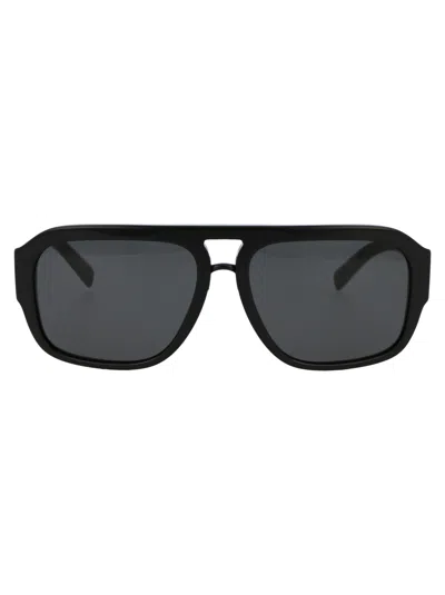 Dolce & Gabbana Black Acetate Sunglasses