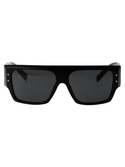 Dolce & Gabbana Black Acetate Sunglasses