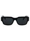 Dolce & Gabbana Black Acetate Sunglasses In Black