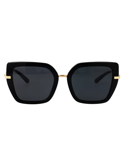 Dolce & Gabbana Black Acetate Sunglasses
