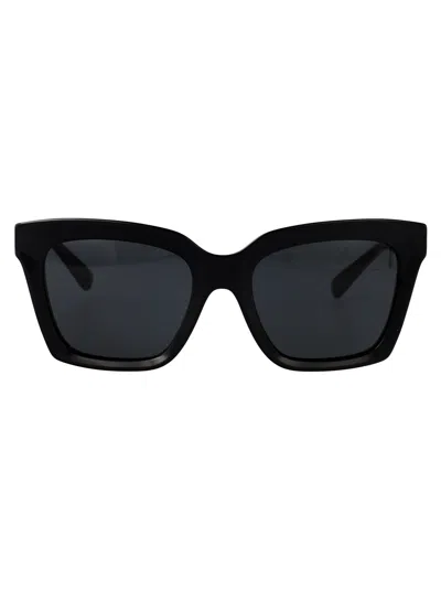 Dolce & Gabbana Black Acetate Sunglasses In Multi