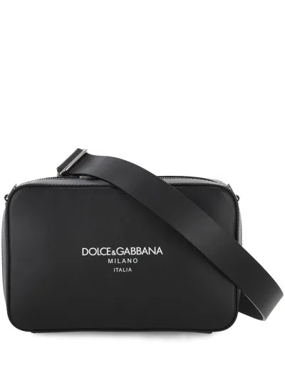 DOLCE & GABBANA DOLCE & GABBANA BLACK ADJUSTABLE SHOULDER BAG