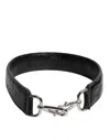 Dolce & Gabbana Black Alligator Leather Bag Shoulder Strap In Black