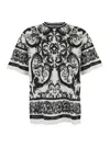 Dolce & Gabbana Maiolica T-shirt In Black