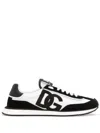 Dolce & Gabbana Men Two-tone Mesh And Suede Dg Aria Sneakers In Multi