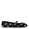 Dolce & Gabbana Black And White Flat Shoes In Black