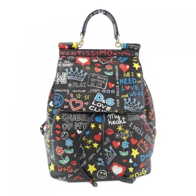 Pre-owned Dolce & Gabbana Black Backpack ()