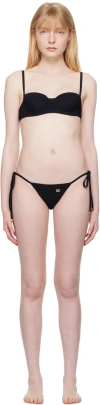 Dolce & Gabbana Black Balconette Bikini In N0000 Nero