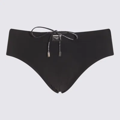 DOLCE & GABBANA DOLCE & GABBANA BLACK BEACHWEAR