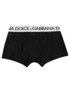 Dolce & Gabbana Regular Fit Boxer Shorts In Black