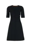 Dolce & Gabbana Black Brocade Dress In Black