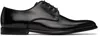 Dolce & Gabbana Black Brushed Calfskin Derbys In Nero