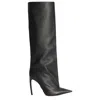 Dolce & Gabbana Black Calf Leather Boots In Black