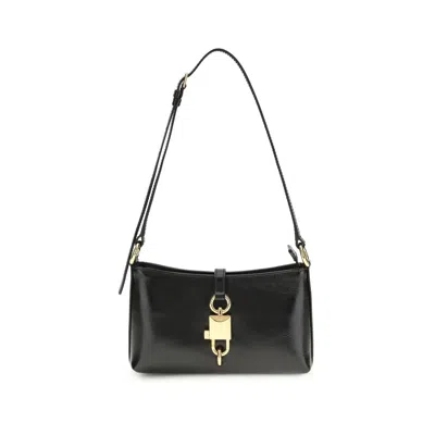 Dolce & Gabbana Black Calf Leather Bos Taurus Shoulder Bag