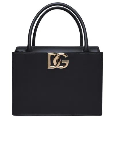 Dolce & Gabbana Black Calf Leather Handbag Woman