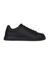 Dolce & Gabbana Portofino Light Black Sneakers With Logo Patch On The Tongue And Tonal Logo Lettering On The Heel In In Purple