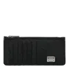 Dolce & Gabbana Black Calf Leather Wallets In Black