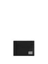 Dolce & Gabbana Black Calfskin Card Holder In Black