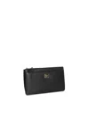 Dolce & Gabbana Black Calfskin Cardholder Wallet
