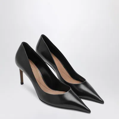 DOLCE & GABBANA BLACK CALFSKIN DEVOTION PUMPS