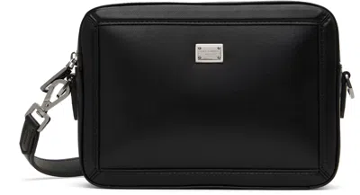Dolce & Gabbana Black Calfskin Mini Bag In 80999 Nero