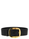Dolce & Gabbana Large Buckle Strap Accessory In Black