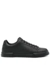 Dolce & Gabbana Portofino Light Black Sneakers With Logo Patch On The Tongue And Tonal Logo Lettering On The Heel In In Black
