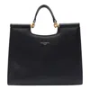 Dolce & Gabbana Black Calfskin Tote Bag In Black