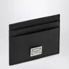Dolce & Gabbana Black Dauphine Calfskin Card Holder