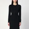 Dolce & Gabbana Black Cardigan With Punched Details In Black