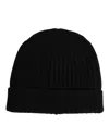 Dolce & Gabbana Black Cashmere Knitted Beanie Capello Men One Size Hat In Black