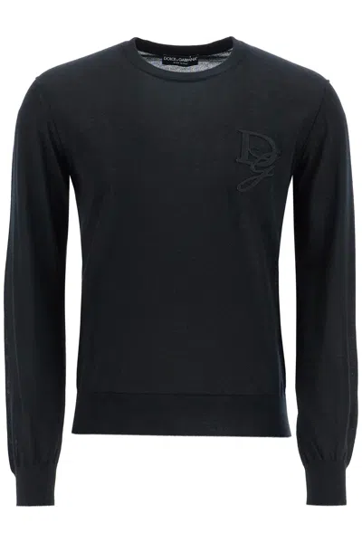 Dolce & Gabbana Black Cashmere Sweater