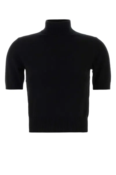 Dolce & Gabbana Black Cashmere Sweater