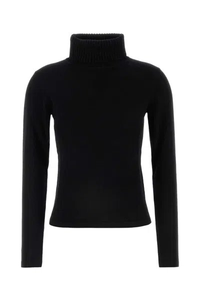 Dolce & Gabbana Black Cashmere Sweater In Nero