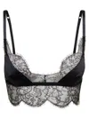 Dolce & Gabbana Stretch Satin Bra Lace Detailing In Black