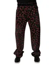 Dolce & Gabbana Black Cherry Cotton Straight Men Denim Jeans In Black