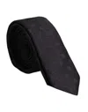 Dolce & Gabbana Black Circles Silk Adjustable Neckmen's Men's Tie In Black