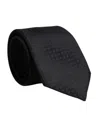 Dolce & Gabbana Black Circles Silk Adjustable Neckmen's Men's Tie In Black