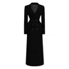 Dolce & Gabbana Double-breasted Coat In Black