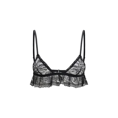 Dolce & Gabbana Black Cotton Bra