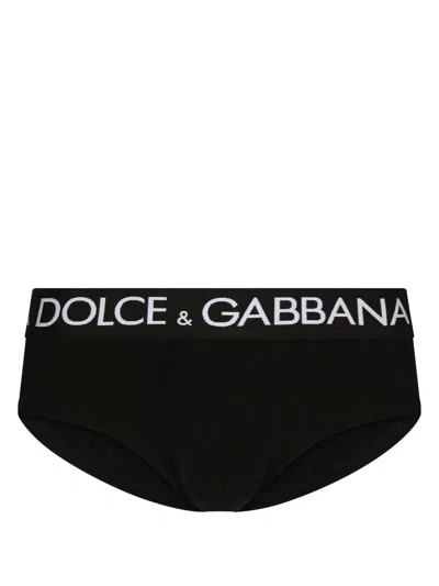 Dolce & Gabbana Black Cotton Brief