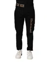 Dolce & Gabbana Black Cotton Cargo Casual Pants In Black