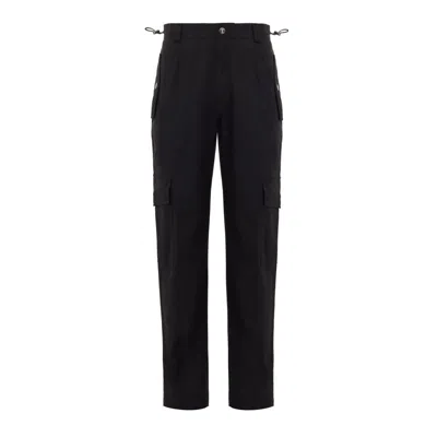 Dolce & Gabbana Black Cotton Cargo Pant